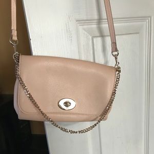 Coach crossbody- blush pink